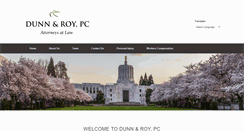 Desktop Screenshot of dunnroylaw.com