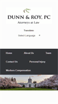 Mobile Screenshot of dunnroylaw.com